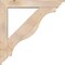 Ekena Millwork Funston Traditional Smooth Bracket w/ Offset Brace, Douglas Fir, 7 1/2"W x 48"D x 48"H BKT0806X48X48FST01SDF - alternate 4